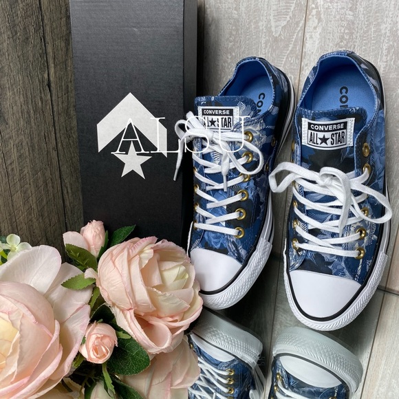 Converse Ctas OX Mason Blue Canvas W AUTHENTIC - Picture 7 of 7